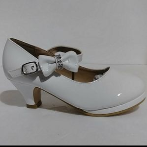 New White Dress Girl's Shoes Size 13